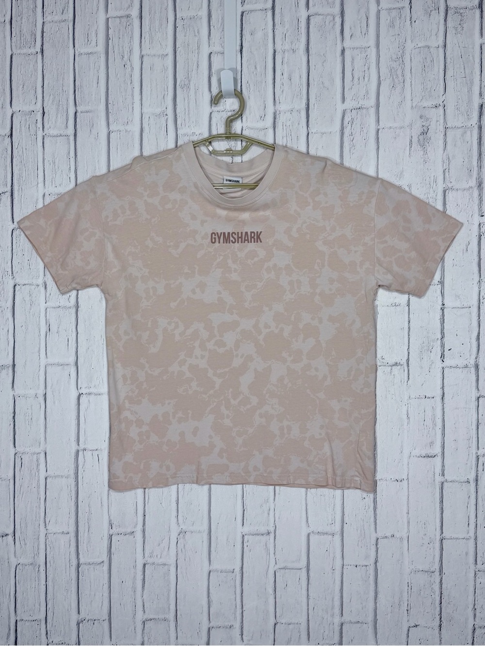 🦈 Gymshark Tonal Camo Oversized Graphic Tee 100% COTTON Small